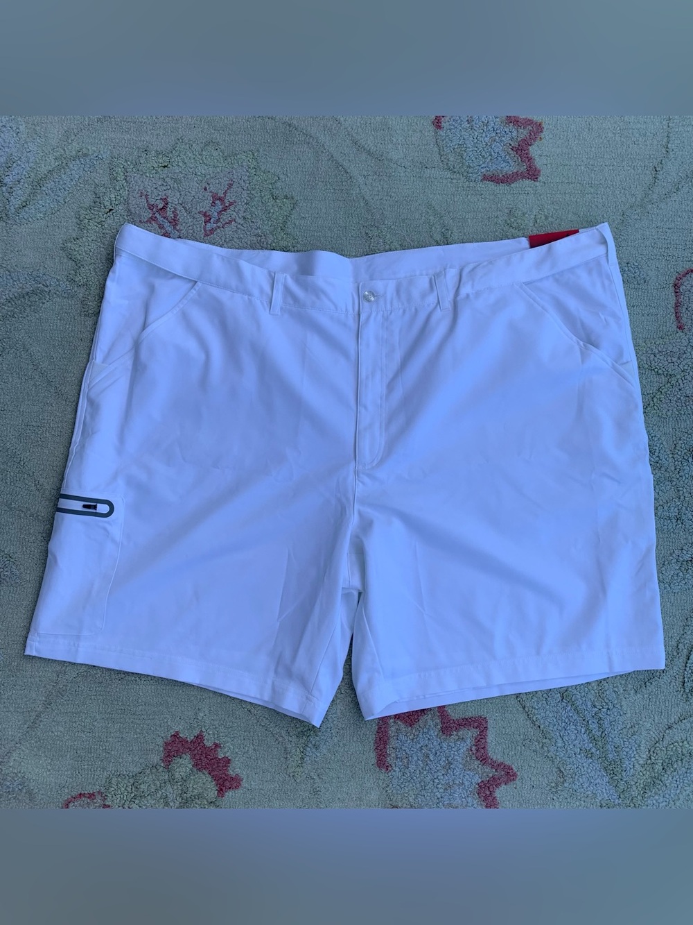 FILA Sport Golf Men's Performance Flat-Front Shorts White (Size 56)